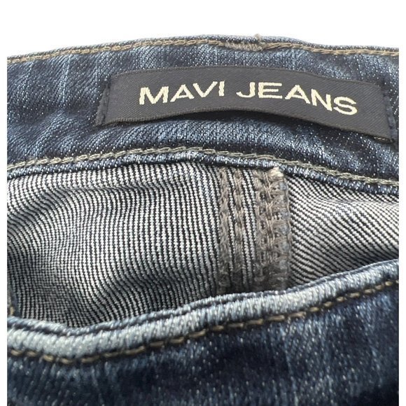 Men's Mavi Matt Relaxed Straight Brand Blue Jeans Size 40x26 - Picture 4 of 6